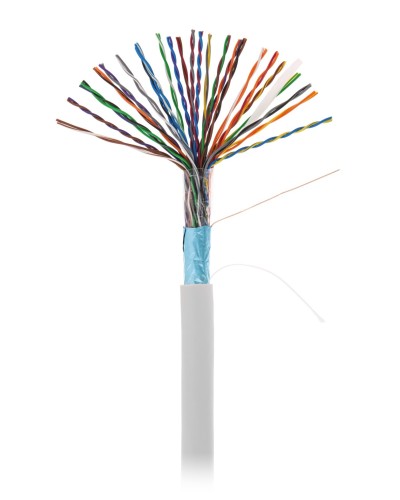 F/UTP 25pair, Cat5, In, PVC (EC-UF025-5-PVC-GY-3). Кабель «витая пара» (LAN) для структурированных систем связи. NETLAN в Комсомольске-на-Амуре