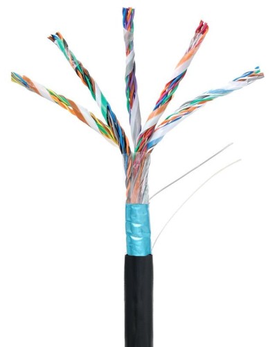 F/UTP 25pair, Cat5, Out, PE (EC-UF025-5-PE-BK-3). Кабель «витая пара» (LAN) для структурированных систем связи. NETLAN в Комсомольске-на-Амуре