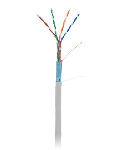 F/UTP 4pair, Cat5e, In, PVC (EC-UF004-5E-PVC-GY). Кабель «витая пара» (LAN) для структурированных систем связи. NETLAN в Комсомольске-на-Амуре