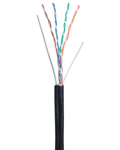 U/UTP 4pair, Cat5e, Out, Sw, PE (EC-UU004-5E-PE-SW-BK). Кабель «витая пара» (LAN) для структурированных систем связи. NETLAN в Комсомольске-на-Амуре