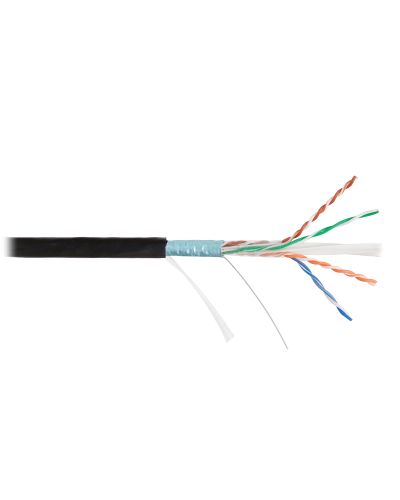 F/UTP 4pair, Cat6a, Solid, In/Out, нг(А)-HF (NMC 4255C-BK). Кабель «витая пара» (LAN) для структурированных систем связи. NIKOMAX в Комсомольске-на-Амуре