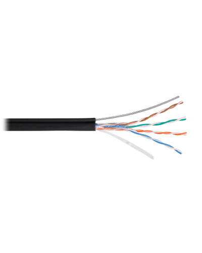 U/UTP 4pair, Cat5e, Solid, Out, SW, PVC (NMC 4805B-BK). Кабель «витая пара» (LAN) для структурированных систем связи. NIKOMAX в Комсомольске-на-Амуре