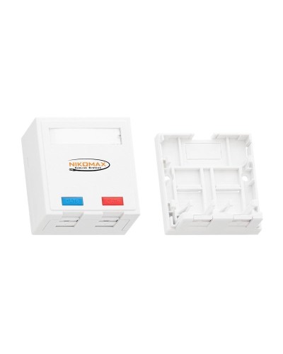 NMC-MB2P-ST-WT. Корпус настенной розетки. NIKOMAX в Комсомольске-на-Амуре