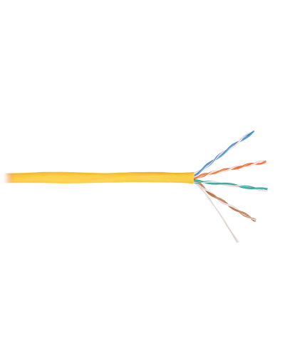 U/UTP 4pair, Cat5e, Solid, In, нг(А)-HF (NMC 9100C-YL). Кабель «витая пара» (LAN) для структурированных систем связи. NIKOMAX в Комсомольске-на-Амуре