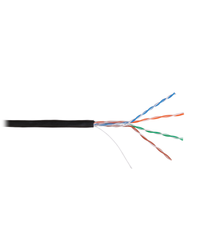 U/UTP 4pair, Cat5e, Solid, Out, нг(А)-HF (NMC 2100B-BK). Кабель «витая пара» (LAN) для структурированных систем связи. NIKOMAX в Комсомольске-на-Амуре