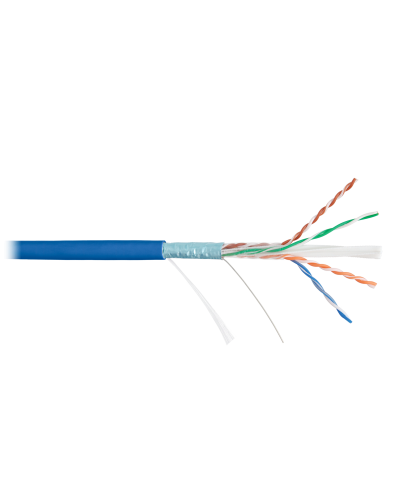 F/UTP 4pair, Cat6, Solid, In, нг(А)-HF (NMC 4240C-BL). Кабель «витая пара» (LAN) для структурированных систем связи. NIKOMAX в Комсомольске-на-Амуре