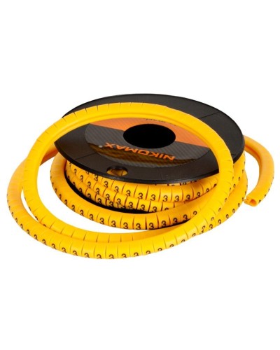 NMC-CMR-6-YL-500 (500шт). Маркер кабельный. NIKOMAX в Комсомольске-на-Амуре