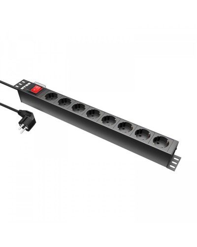 NTSS-PDU-DA2034 гор.размещ. 8xSchuko базовые 16A Schuko 1.8м. Блок розеток 19. NTSS в Комсомольске-на-Амуре