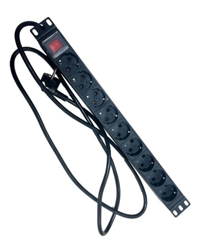 NTSS-PDU-DA2036 гор.размещ. 9xSchuko базовые 16A Schuko 2м. Блок розеток 19. NTSS в Комсомольске-на-Амуре