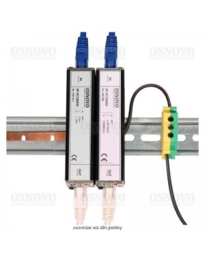 SP-IP/1000D. Устройство грозозащиты цепей Ethernet. OSNOVO в Комсомольске-на-Амуре