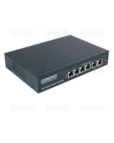 SW-20600/A(80W). Коммутатор Fast Ethernet на 6 портов. OSNOVO в Комсомольске-на-Амуре
