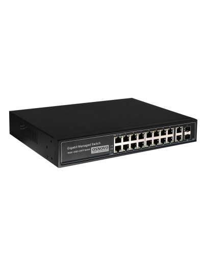 SW-8182/L(300W). Коммутатор 16-портовый  Gigabit Ethernet с PoE. OSNOVO в Комсомольске-на-Амуре