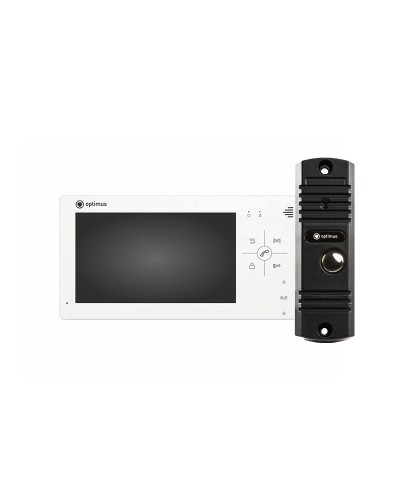 VM-7.0 (w)+ DS-700L (черный). Комплект видеодомофона. Optimus в Комсомольске-на-Амуре