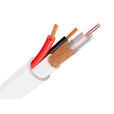 КВК-В 2х0.5 (indoor). Кабель комбинированный для систем видеонаблюдения. Optimus