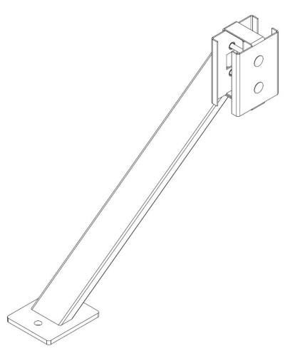 PERCo-MB-16.9. Упор для стоек секции ограждения. PERCo в Комсомольске-на-Амуре