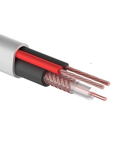 КВК-В-2+2x0,50 мм² (Cu/Cu) белый PROconnect (01-4213). Кабель комбинированный для систем видеонаблюдения. PROCONNECT в Комсомольске-на-Амуре