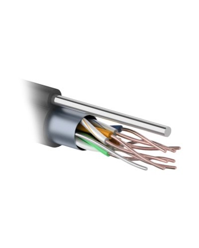 F/UTP 4PR 24AWG CAT5e 305м OUTDOOR+ТРОС*1. PROCONNECT (01-0155). Кабель «витая пара» (LAN) для структурированных систем связи. PROCONNECT в Комсомольске-на-Амуре