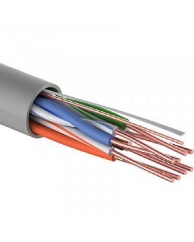 U/UTP Light, CAT 5e, PVC, 4PR, 24AWG, омедненный, серый, 305м, PROconnect (01-0043-2). Кабель «витая пара» (LAN) для структурированных систем связи. PROCONNECT в Комсомольске-на-Амуре