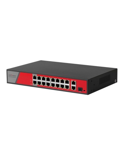 PND-16P-2G1F-BT2 (300W). Коммутатор гибридный 16+2+1 с PoE. Polyvision в Комсомольске-на-Амуре