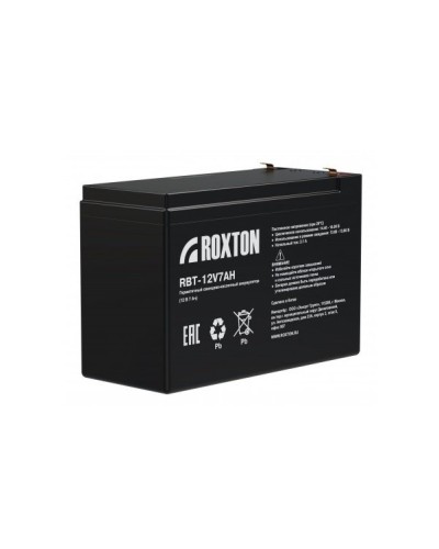 RBT-12V7AH. Аккумулятор герметичный свинцово-кислотный. ROXTON в Комсомольске-на-Амуре