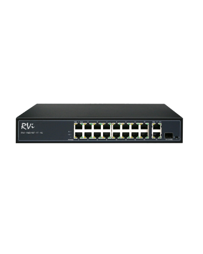 RVi-1NS16F-1T-1C. Коммутатор с питанием по PoE. RVi в Комсомольске-на-Амуре