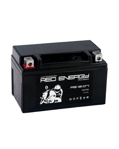 Red Energy RS 1207. Аккумулятор герметичный свинцово-кислотный стартерный. Red Energy в Комсомольске-на-Амуре