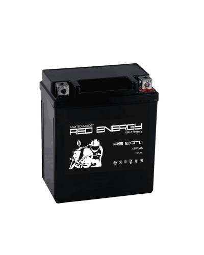 Red Energy RS 1207.1. Аккумулятор герметичный свинцово-кислотный стартерный. Red Energy в Комсомольске-на-Амуре