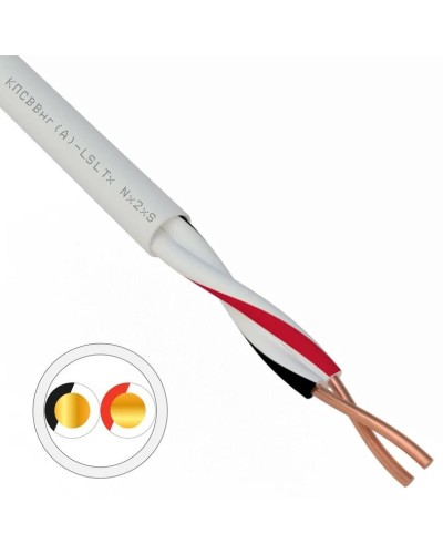 КПСВВнг(А)-LSLTx 1х2х1,0 REXANT (01-4872). Кабель для систем передачи данных пониженной пожароопасности c низким дымо- и газовыделением, с низкой токсичностью продуктов горения. Rexant в Комсомольске-на-Амуре