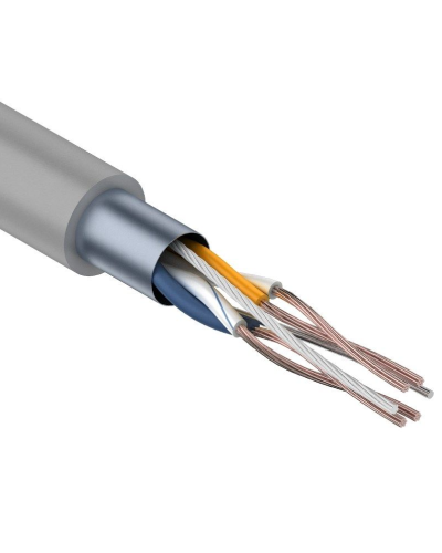 F/UTP, CAT 5e, PVC, 2PR, 24AWG, INDOOR, STRANDED, серый, 305м, REXANT (01-0125). Кабель «витая пара» (LAN) для структурированных систем связи. Rexant в Комсомольске-на-Амуре