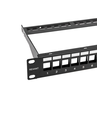 Панель коммутационная наборная 19", 1U, 24 порта, UTP REXANT PRO (02-0053): Патч-панель 19" в Комсомольске-на-Амуре