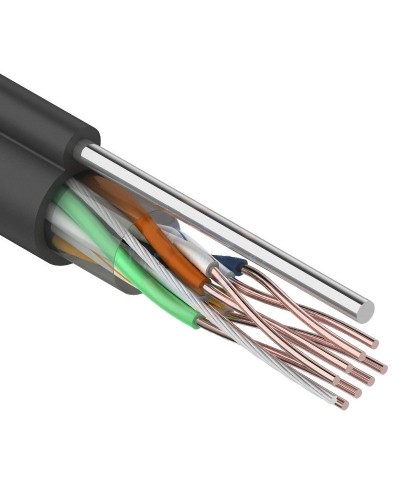 U/UTP 4PR 24AWG CAT5e 305м OUTDOOR+ТРОС*1 REXANT (01-0046). Кабель «витая пара» (LAN) для структурированных систем связи. Rexant в Комсомольске-на-Амуре