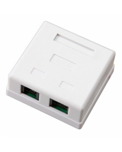 Розетка компьютерная внешняя 2-порта, UTP RJ-45 (8P8C), CAT 5e REXANT (03-0151): Розетка RJ-45 в Комсомольске-на-Амуре