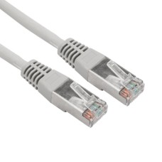 Патч-корд F/UTP, CAT 5e, RJ45-RJ45, 26AWG, LSZH, серый, 0,5м  REXANT (02-0110-05). Патч-корд FTP. Rexant