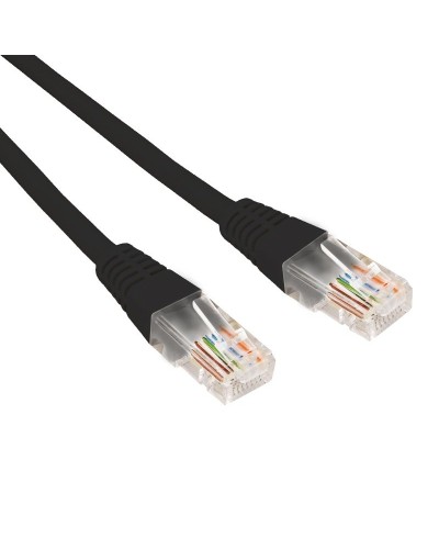 Патч-корд U/UTP CAT 6, RJ45-RJ45, 26AWG, LSZH, черный, 0.5м REXANT (02-0292-05). Патч-корд UTP. Rexant в Комсомольске-на-Амуре