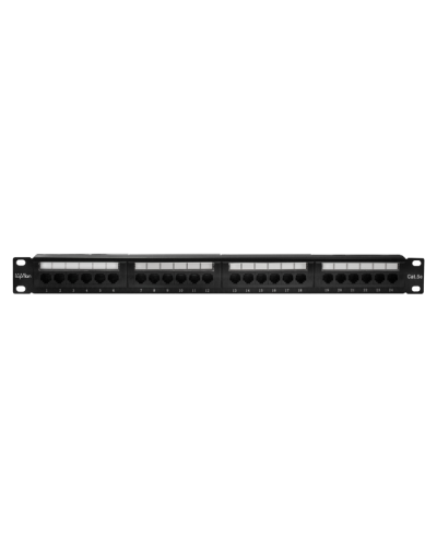 Патч-панель 19", 24хRJ-45, UTP, Cat.5e, 1U (10-0403): Патч-панель 19'' в Комсомольске-на-Амуре