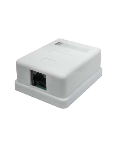 Розетка настенная RJ-45, 8P8C, Cat.5e, 1 порт UTP (10-0307): Компьютерная розетка в Комсомольске-на-Амуре