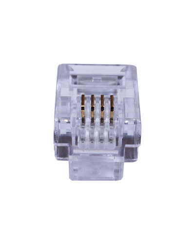 Коннекторы 4P4C (RJ-11) (100шт) (10-0229). Телефонный разъем 4P4C (RJ-11). SUPRLAN в Комсомольске-на-Амуре