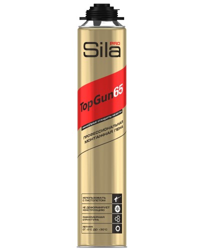 Пена монтажная Sila Pro TopGun 65, 875 мл. Пена монтажная. Sila в Комсомольске-на-Амуре
