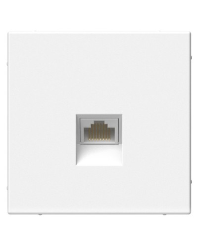 ArtGallery розетка RJ45, кат. 6Е, скрытой установки, механизм, белый (GAL000186). Розетка компьютерная. Systeme Electric в Комсомольске-на-Амуре