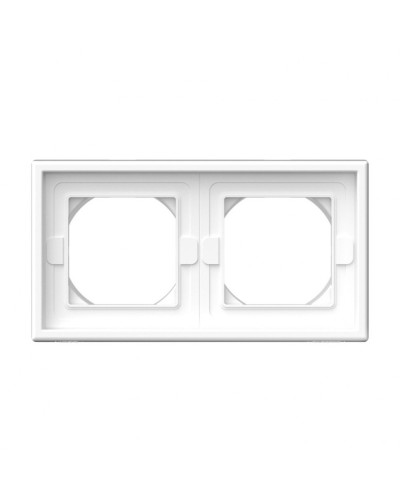ArtGallery Aqua рамка 2-местная, IP44, белый (GAL440102). Рамка. Systeme Electric в Комсомольске-на-Амуре