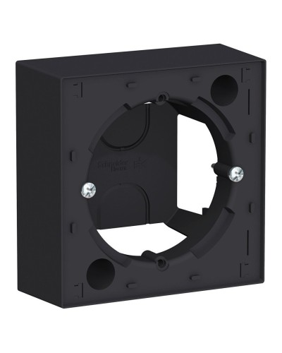 AtlasDesign коробка для наружного монтажа, карбон (ATN001000). Коробка монтажная. Systeme Electric в Комсомольске-на-Амуре