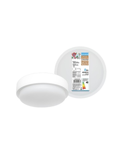ДПП 3901 8Вт 6500К IP65 белый круг (SQ0366-0148). Светодиодный светильник LED. TDM ЕLECTRIC в Комсомольске-на-Амуре