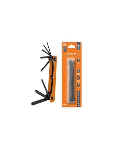 Набор ключей TORX раскладной 8шт.: T9-T40, углеродистая сталь Гранит TDM (SQ1020-0211). Набор ключей. TDM ЕLECTRIC в Комсомольске-на-Амуре
