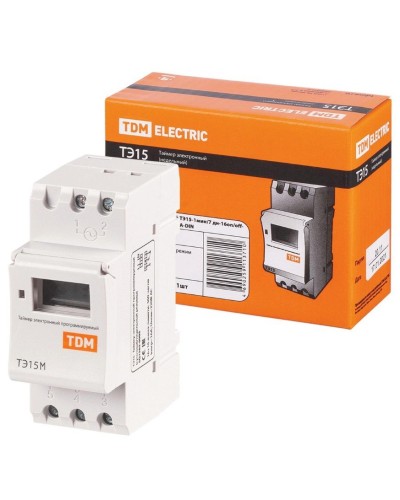 ТЭ15М-1мин/7дн-32on/off-30А-DIN TDM (SQ1503-0037). Таймер электронный. TDM ЕLECTRIC в Комсомольске-на-Амуре