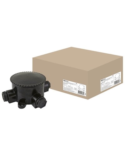 КЭМ 2-660-3 ОП D95мм IP65, 3-х рожковая (карболит) TDM (SQ1401-1101). Коробка электромонтажная. TDM ЕLECTRIC в Комсомольске-на-Амуре