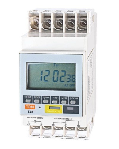 ТЭ8A-1мин/7дн-8on/off-16А-DIN TDM (SQ1503-0002). Таймер электронный. TDM ЕLECTRIC в Комсомольске-на-Амуре