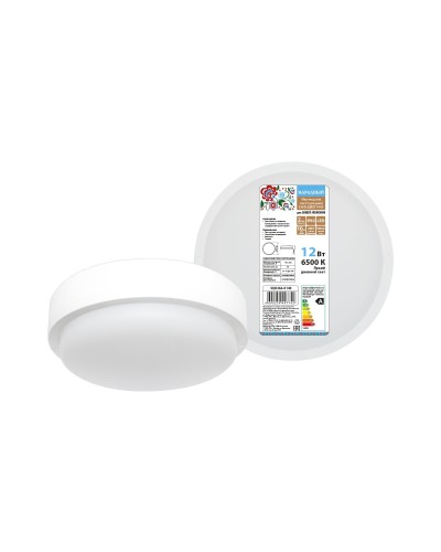ДПП 3901 12Вт 6500К IP65 белый круг (SQ0366-0140). Светодиодный светильник LED. TDM ЕLECTRIC в Комсомольске-на-Амуре