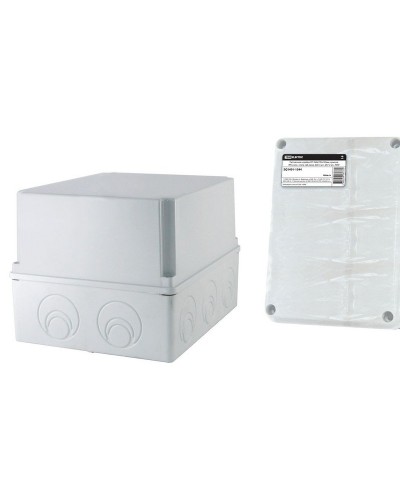 Коробка ОП 240х195х165мм, крышка, IP44, кабельные вводы d28-3шт, d37-2шт (SQ1401-1273). Распаячная коробка. TDM ЕLECTRIC в Комсомольске-на-Амуре