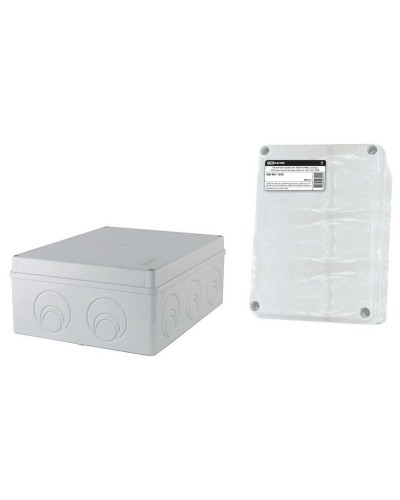 Коробка ОП 240х195х90мм, крышка, IP55, кабельные вводы d28-3шт, d37-2шт (SQ1401-1272). Распаячная коробка. TDM ЕLECTRIC в Комсомольске-на-Амуре