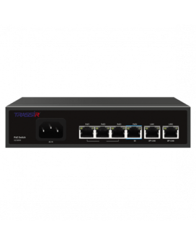 TR-NS1206-65-4PoE. Коммутатор с PoE. Trassir в Комсомольске-на-Амуре